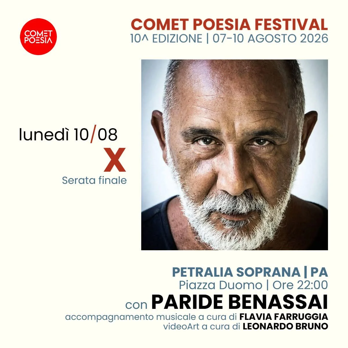 Visit Petralia Soprana Comet Poesia Festival Paride Benassai