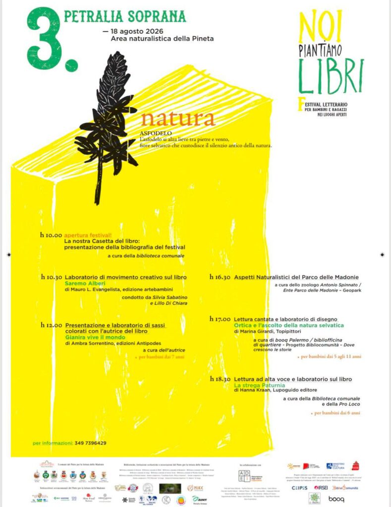 Visit Petralia Soprana, Noi piantiamo libri